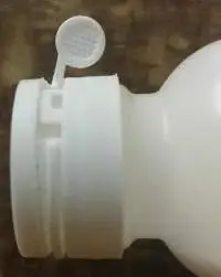 Tear-off Cap On Bottle