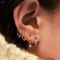 Tiny Huggies Celestial Hoops Earrings