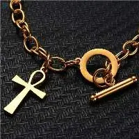 T Toggle Clasp Chain Bracelet