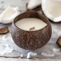 Coconut Shell Candle