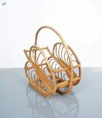 Rattan Magazine Holder