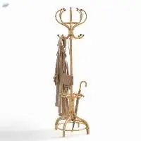 Rattan Coat Rack
