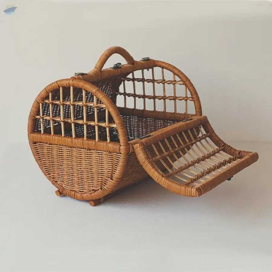 Rattan Pet Carrier