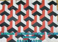 V Shape Concrete Interlocking Tiles 60MM