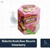 Biskotto Kosls Bear Biscuits 80gr Strawberry
