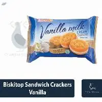 Biskitop Sandwich Crackers 165gr Vanilla