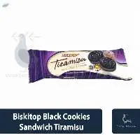 Biskitop Black Cookies Sandwich 34gr Tiramisu