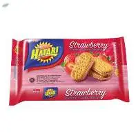 Hatari Cream Biscuits 190gr Strawberry
