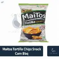 Maitos Tortilla Chips Snack 140gr Corn BBQ