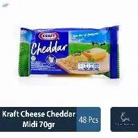 Kraft Cheese Cheddar Midi 70gr