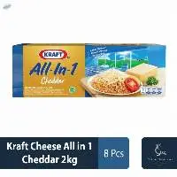 Kraft Cheese All In 1 Cheddar 2kg