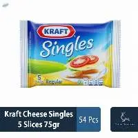 Kraft Cheese Singles 5 Slices 75gr