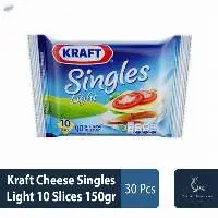 Kraft Cheese Singles Light 10 Slices 150gr