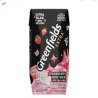 Greenfields UHT Milk Strawberry Collagen 200ml