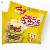 Emina Cheddar Cheese Slice 15gr