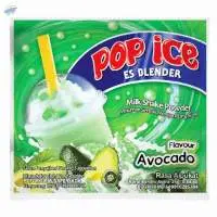 Pop Ice Milk Shake Drink 25 gr Avocado
