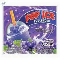 Pop Ice Milk Shake Drink 25 gr Grape