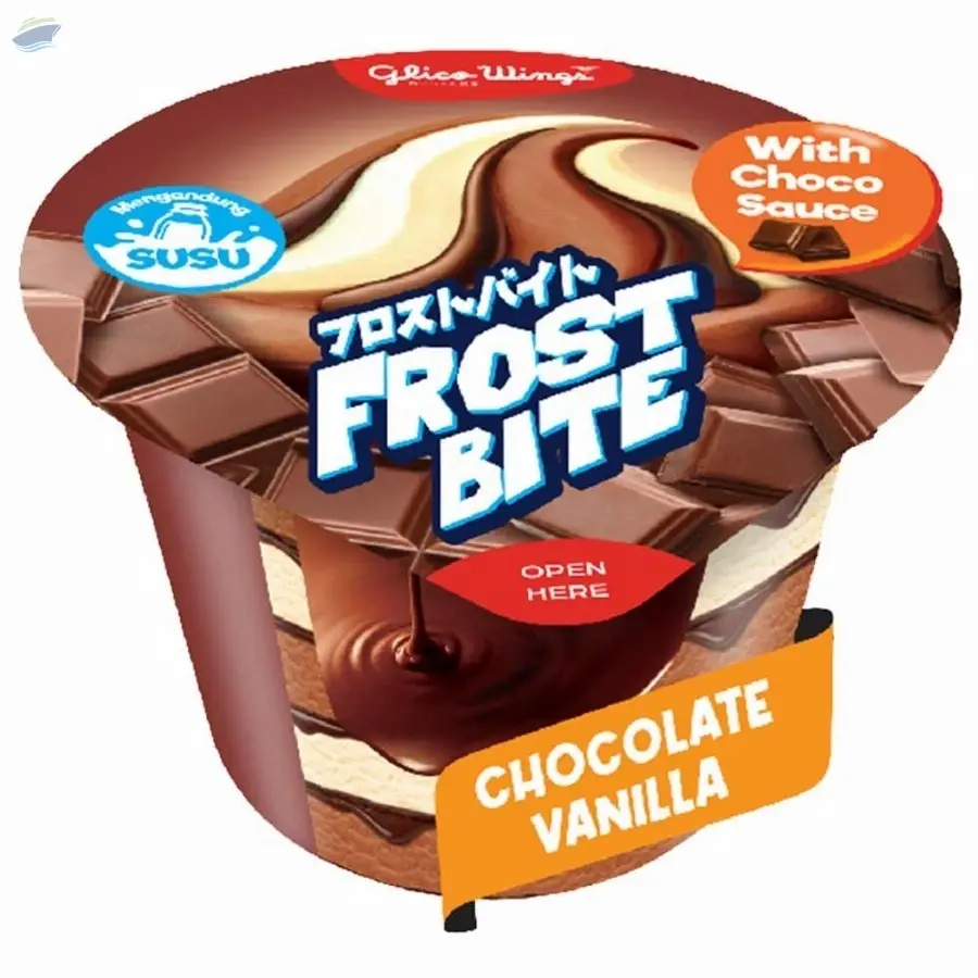 Glico Frostbite Cup Ice Cream 90Ml Chocolate by CV Lintas Tujuh Benua