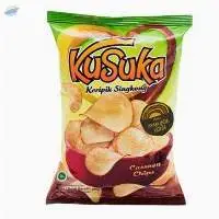 Kusuka Cassava Chips 400gr Chicken Pepper