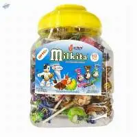 Milkita Lollypop Jar 6gr  Assorted