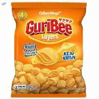 Guribee Layers Snack 65gr Crispy Cheese