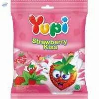 Yupi Gummy Candies 110Gr Strawberry Kiss