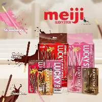 Meiji Lucky Stick Regular and Premium