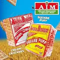 AIM Biscuits Cream Crackers & Square Puff