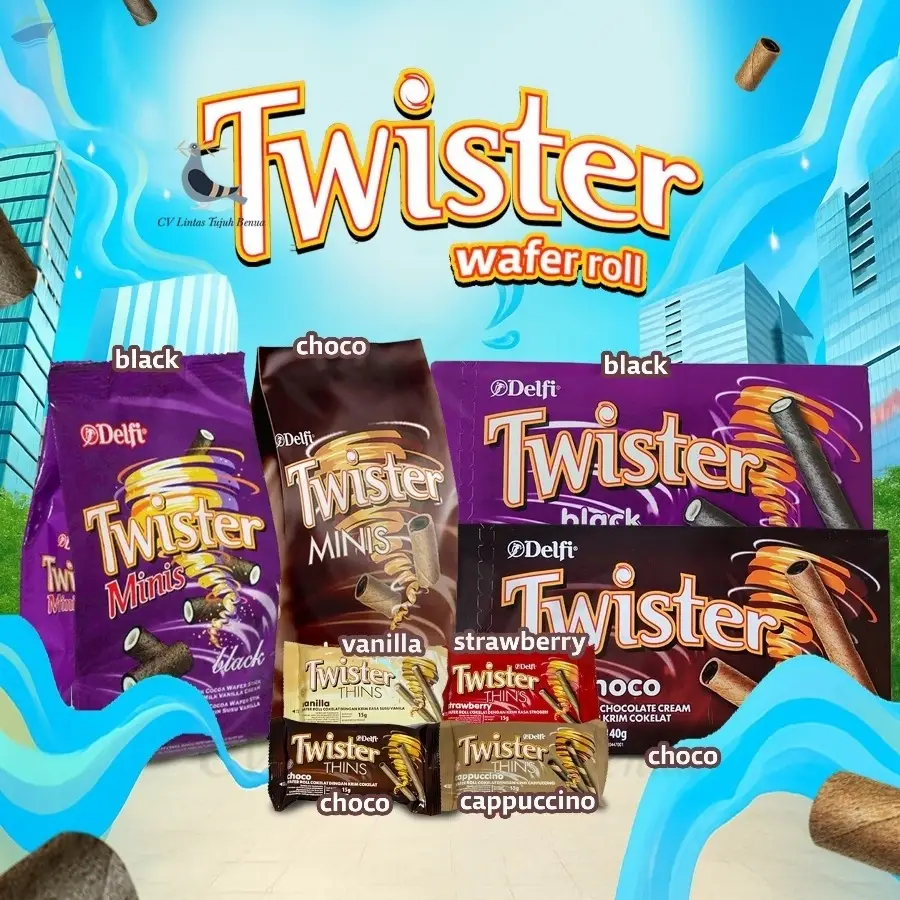 Twister Wafer Roll