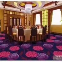Rose Printed Nylon Polyester Carpet