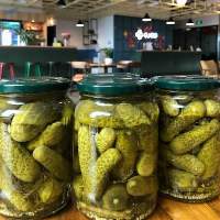 Pickled Cucumber in Jars