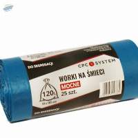 120l Cpc 25 Pieces Strong Garbage Bags 70x105cm