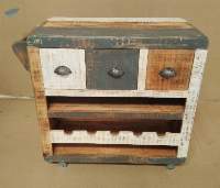 Wooden Wine Troly