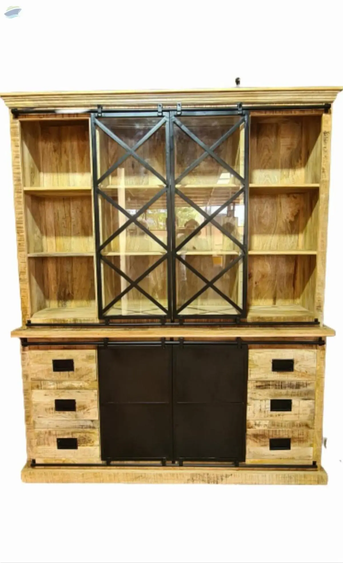 Mango Wood 2 Part Cabinet