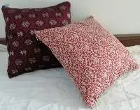 Hand Crafted  FABRIC Cushion & Cover