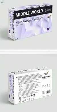 Middle World Gloves-Nitrile Powder Free