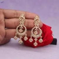Brass with Gold Plated  adorned