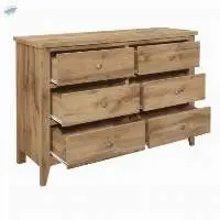 Hampstead 6 Drawer Chest Oak