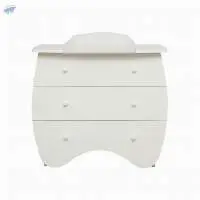 PEAR Dresser Changing Table Table Topper White