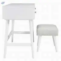 Wooden Drawer Vanity Set for Kids