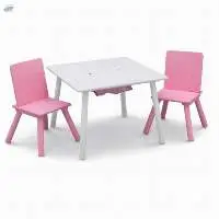 Kids Table And Chair Bundle With Storage