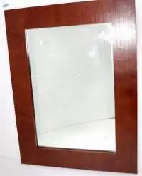 Wall Mirror Leather Cut Work