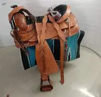 Leather Western Saddle