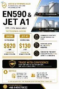 EN590 & JET A1 | Rotterdam & Jurong