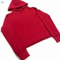 Oversized Cropped Hoodie