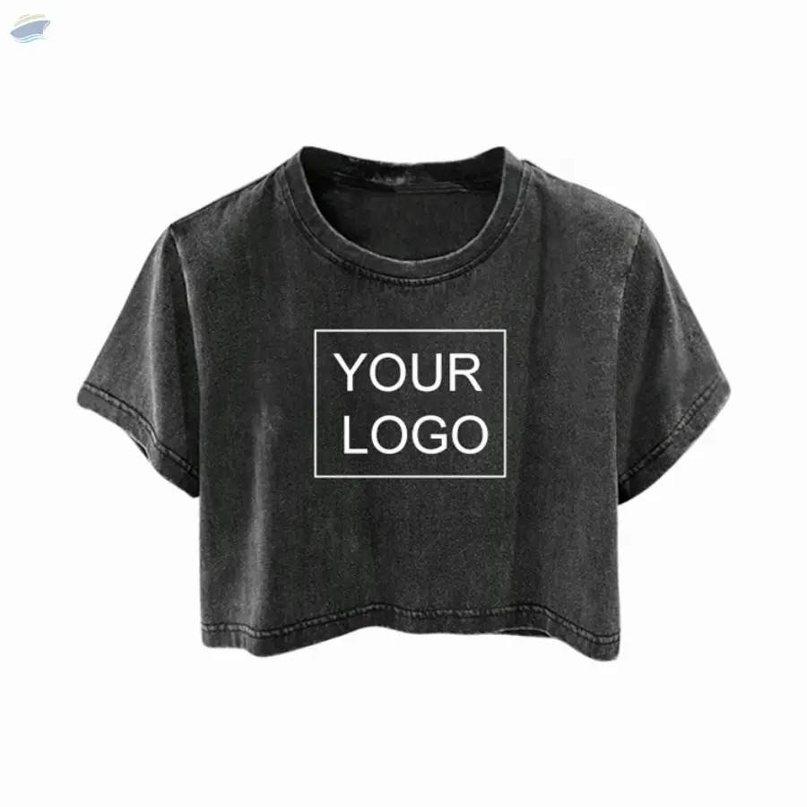 Acid Wash Crop Top