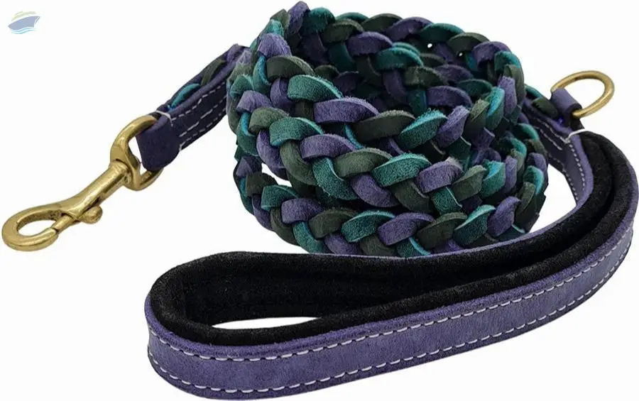 Braided Leather Leash
