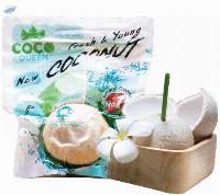 Fresh Coconut In Vacuum Bag