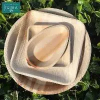 Oval Plate 17 - Areca Palm Leaf Plate