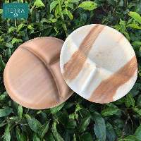Three - Compartment Tray - Areca Palm Leaf